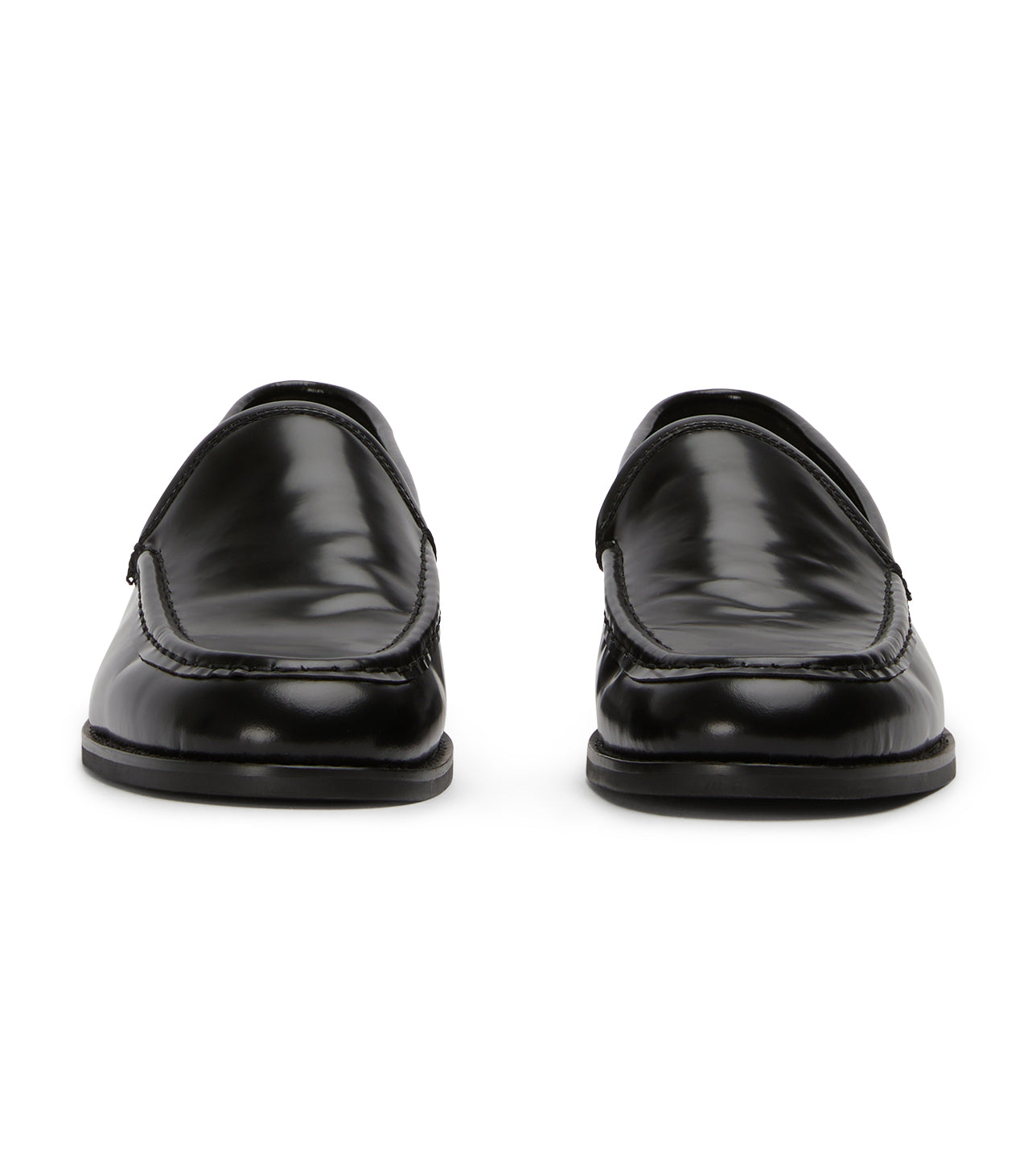 New Arrivals Tony Bianco Zoe Black Hi Shine Flats