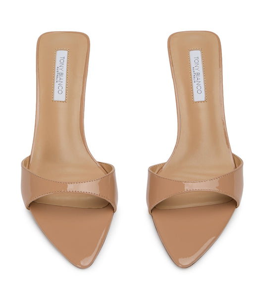Heels Tony Bianco Fiesta Nude Patent Heels