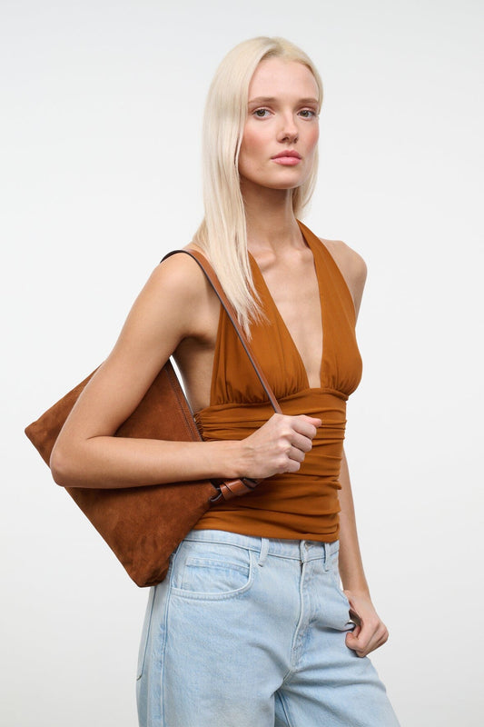 STAUD Dani Shoulder Bag Tabac
