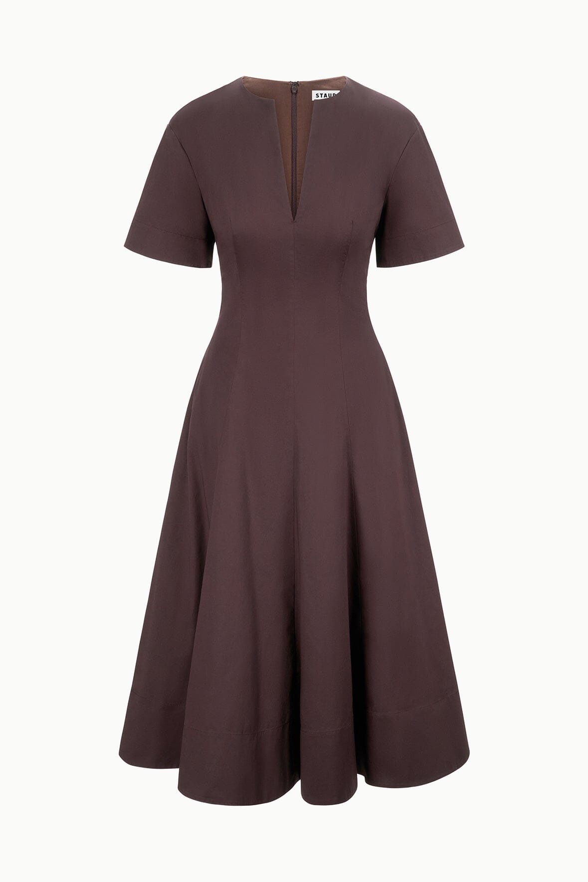 STAUD Frances Dress Earth