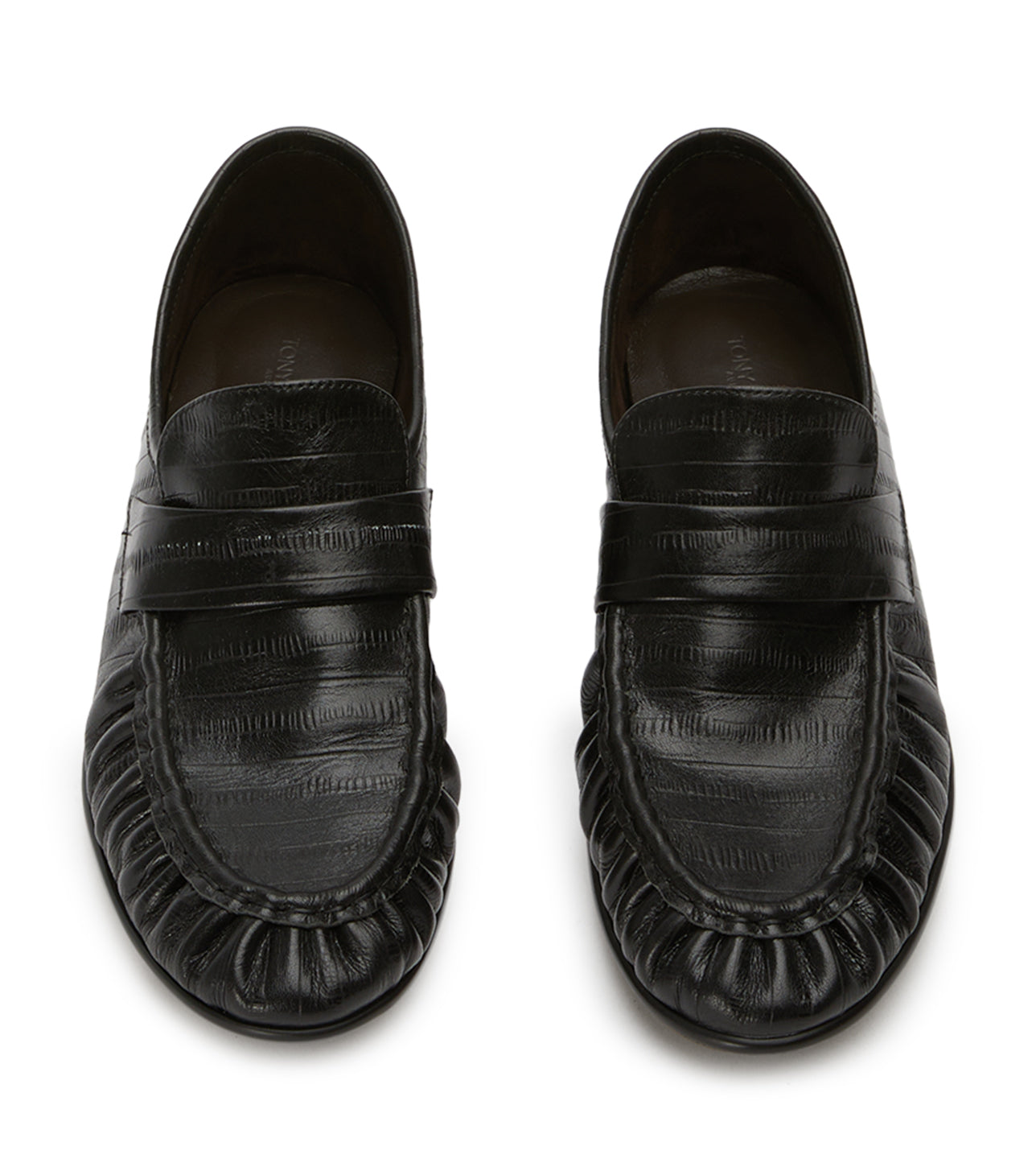 New Arrivals Tony Bianco Gatsby Black Anguille Flats