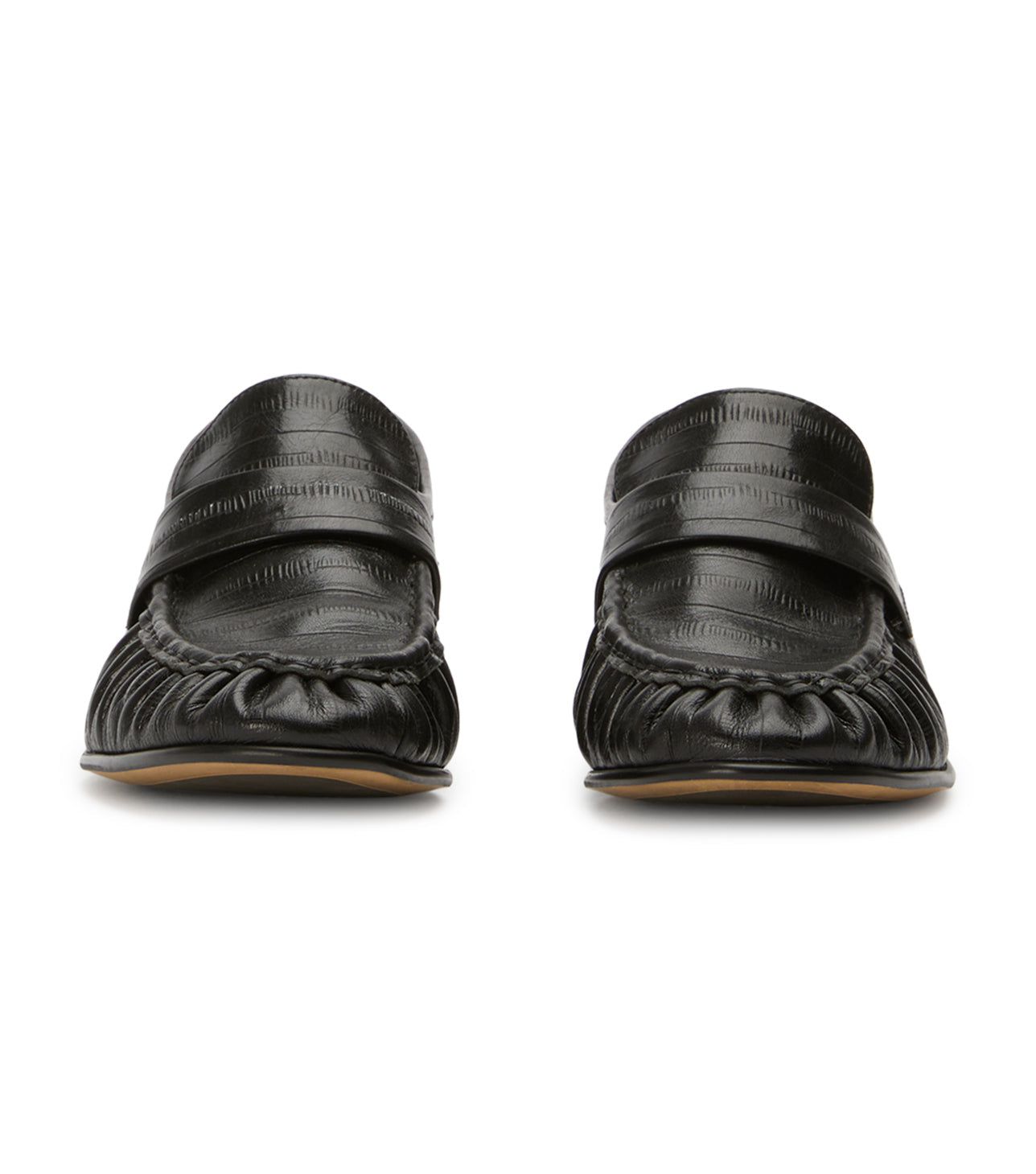New Arrivals Tony Bianco Gatsby Black Anguille Flats