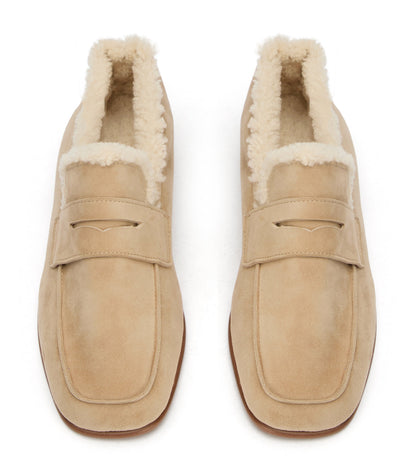New Arrivals Tony Bianco Gloria Stone Suede/Shearling