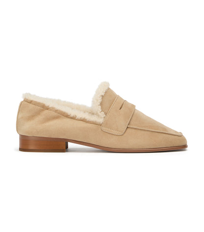 New Arrivals Tony Bianco Gloria Stone Suede/Shearling