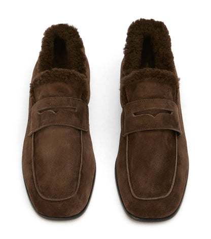 New Arrivals Tony Bianco Gloria Espresso Suede/Shearling