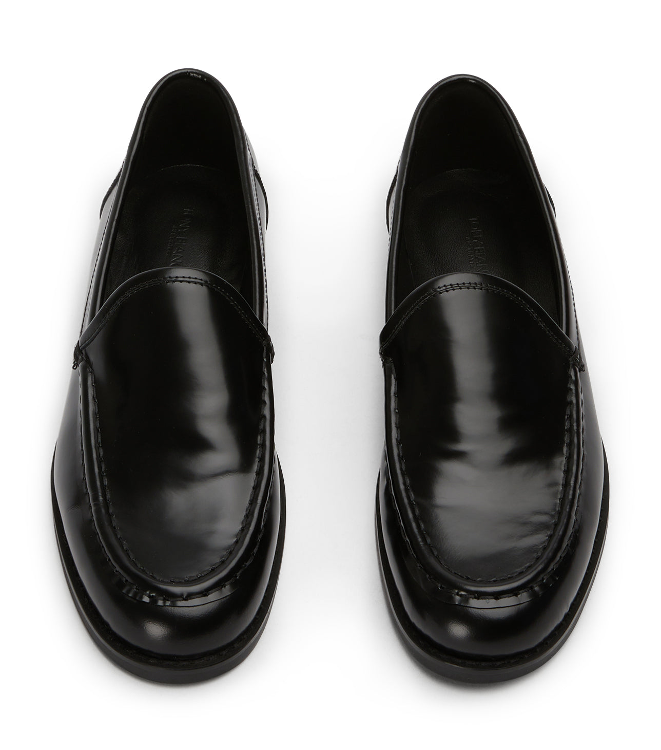 New Arrivals Tony Bianco Zoe Black Hi Shine Flats