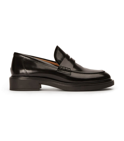 New Arrivals Tony Bianco Cherish Black Hi Shine Flats