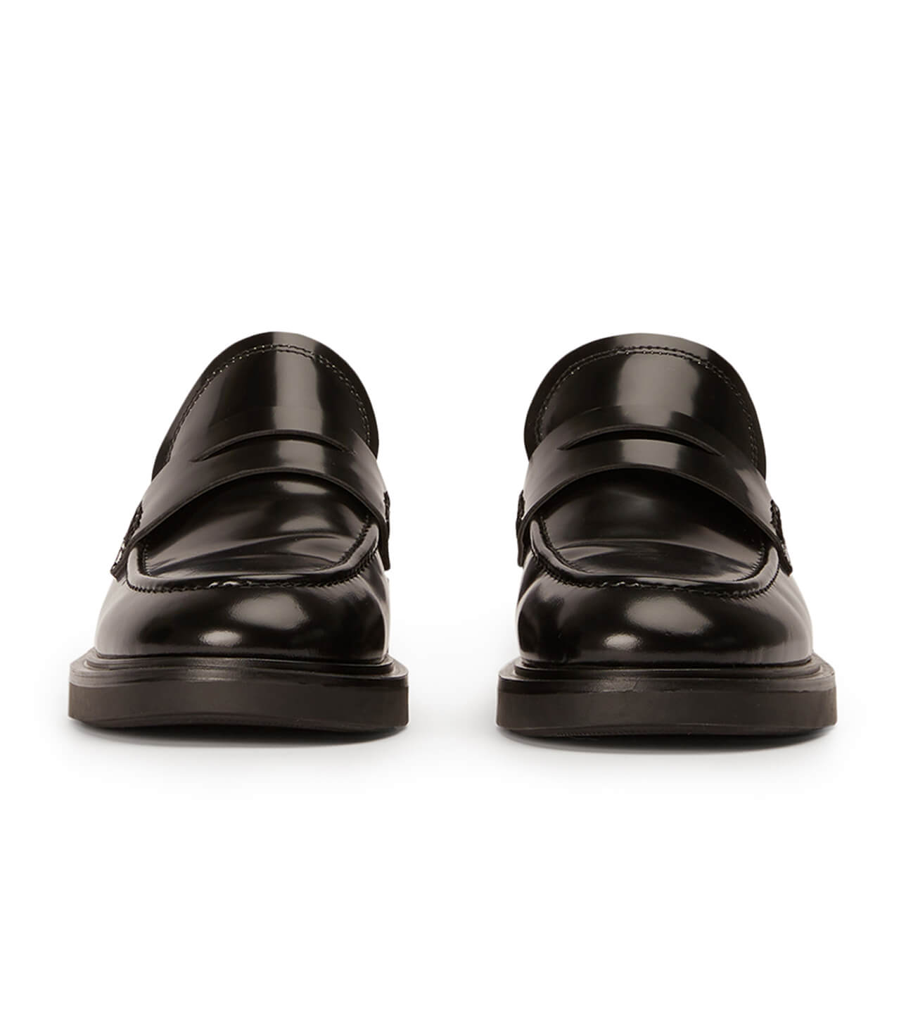New Arrivals Tony Bianco Cherish Black Hi Shine Flats