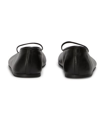 New Arrivals Tony Bianco Martinez Black Nappa Flats