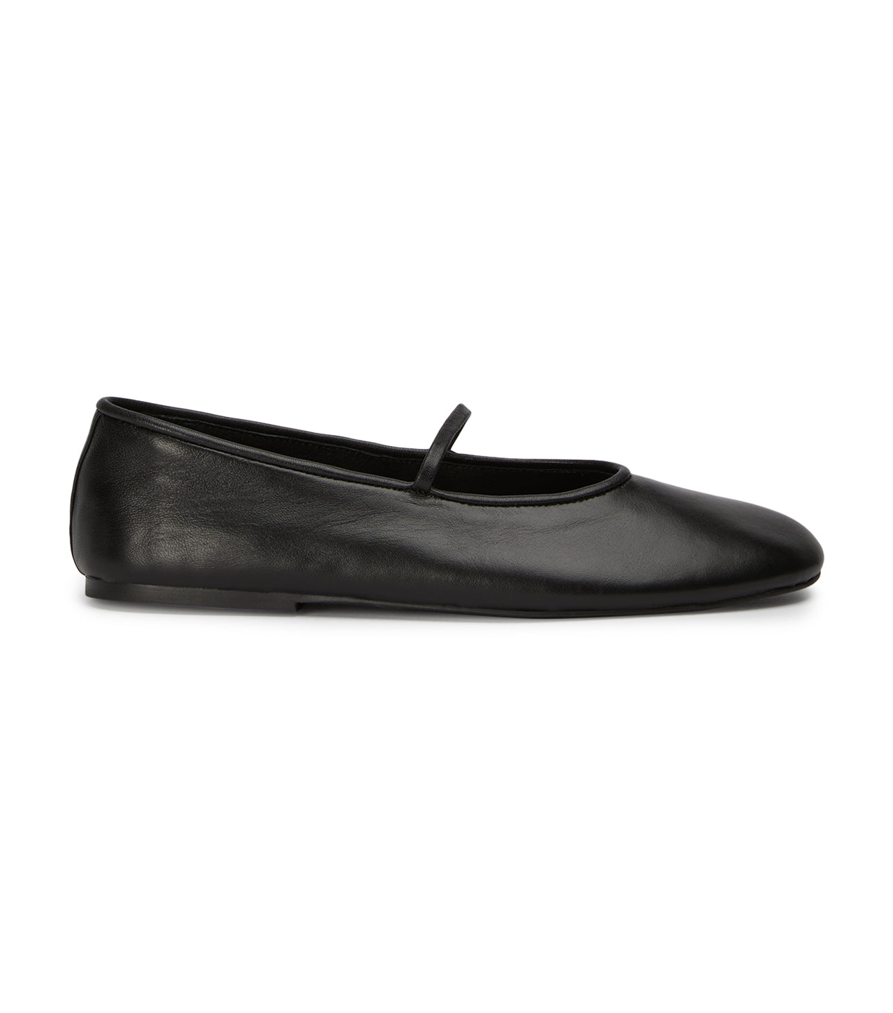 New Arrivals Tony Bianco Martinez Black Nappa Flats