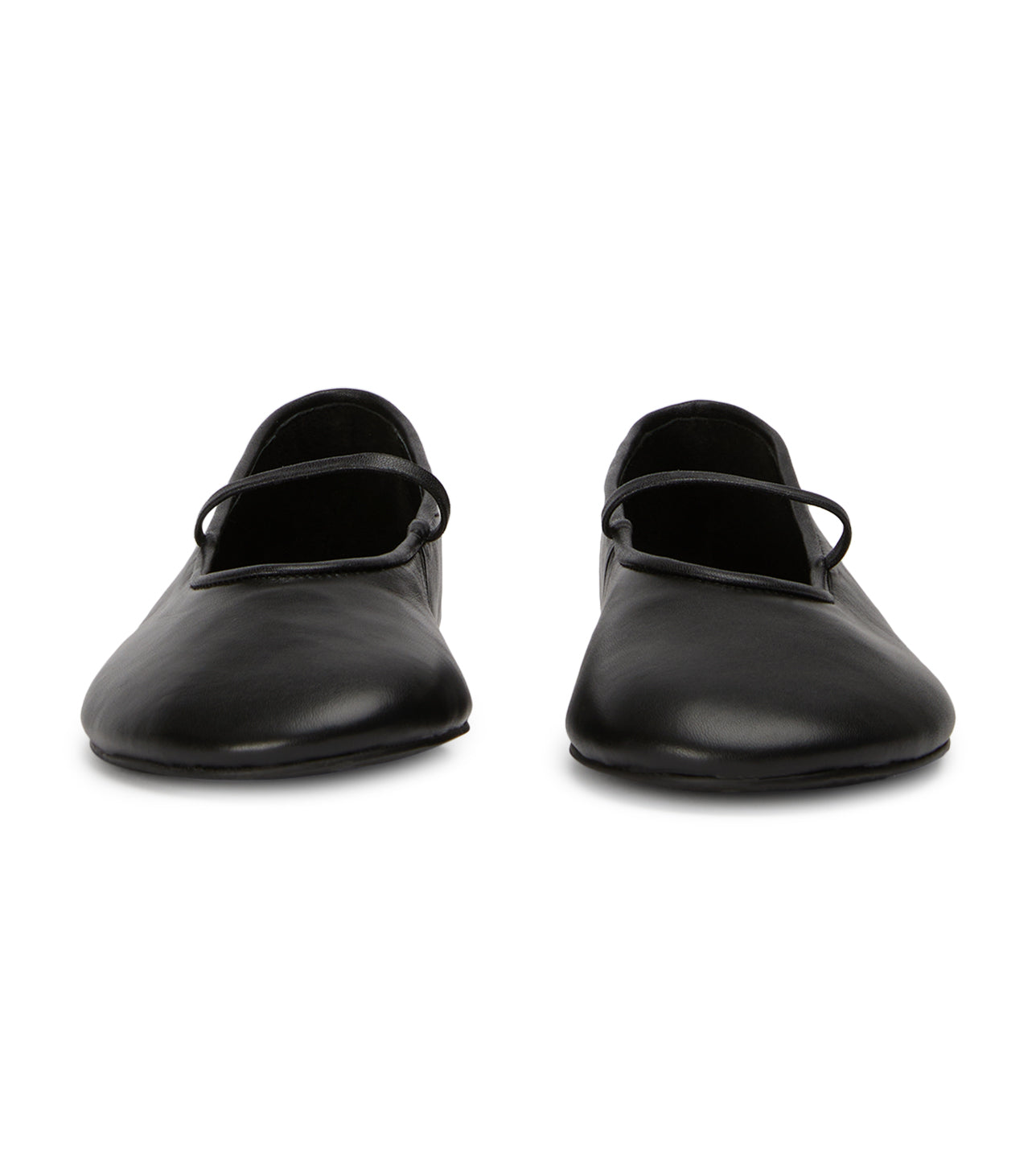 New Arrivals Tony Bianco Martinez Black Nappa Flats
