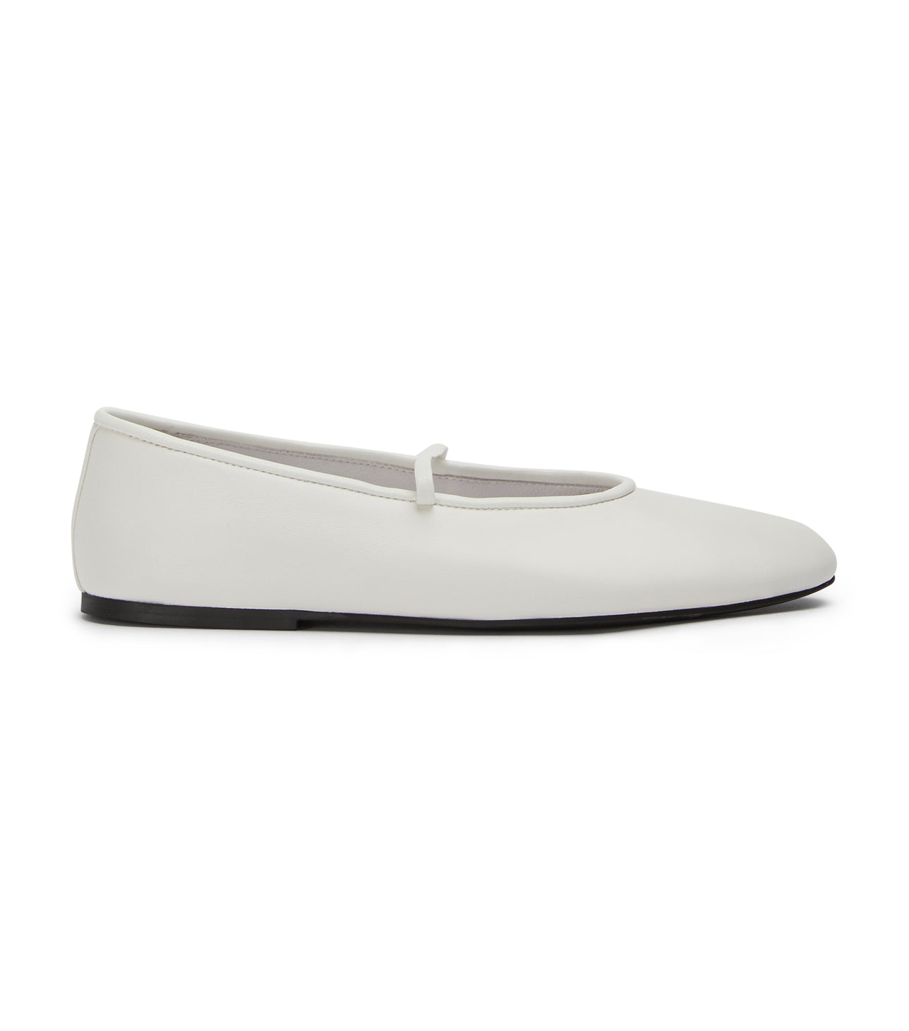New Arrivals Tony Bianco Martinez White Nappa Flats