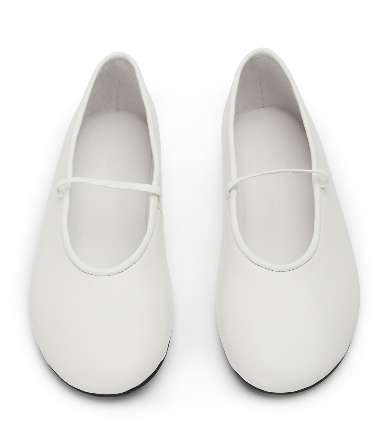 New Arrivals Tony Bianco Martinez White Nappa Flats