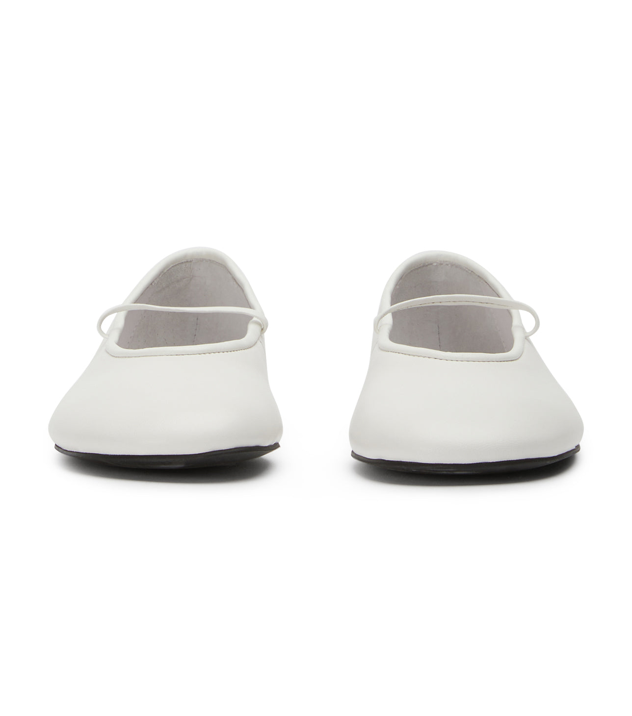 New Arrivals Tony Bianco Martinez White Nappa Flats
