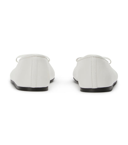New Arrivals Tony Bianco Martinez White Nappa Flats
