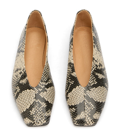 New Arrivals Tony Bianco Brash Ecru Snake