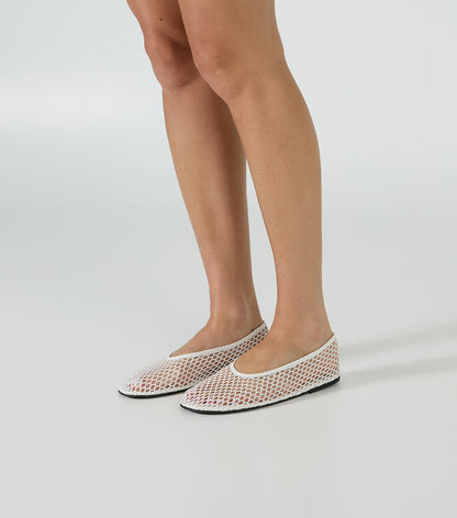New Arrivals Tony Bianco Mazey White Mesh