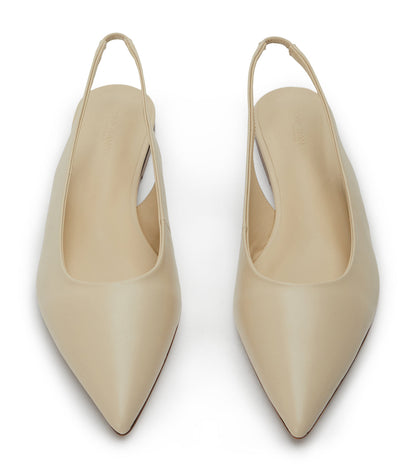 New Arrivals Tony Bianco Javier Vanilla Nappa Flats