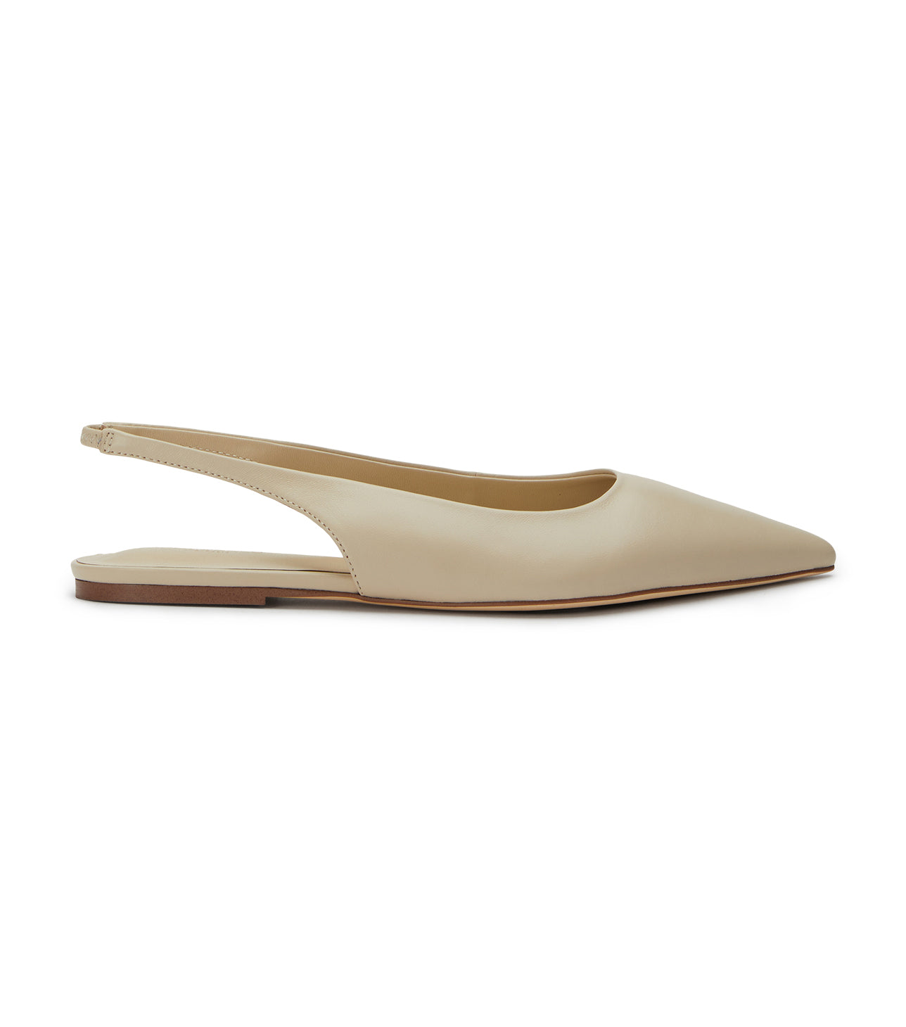 New Arrivals Tony Bianco Javier Vanilla Nappa Flats
