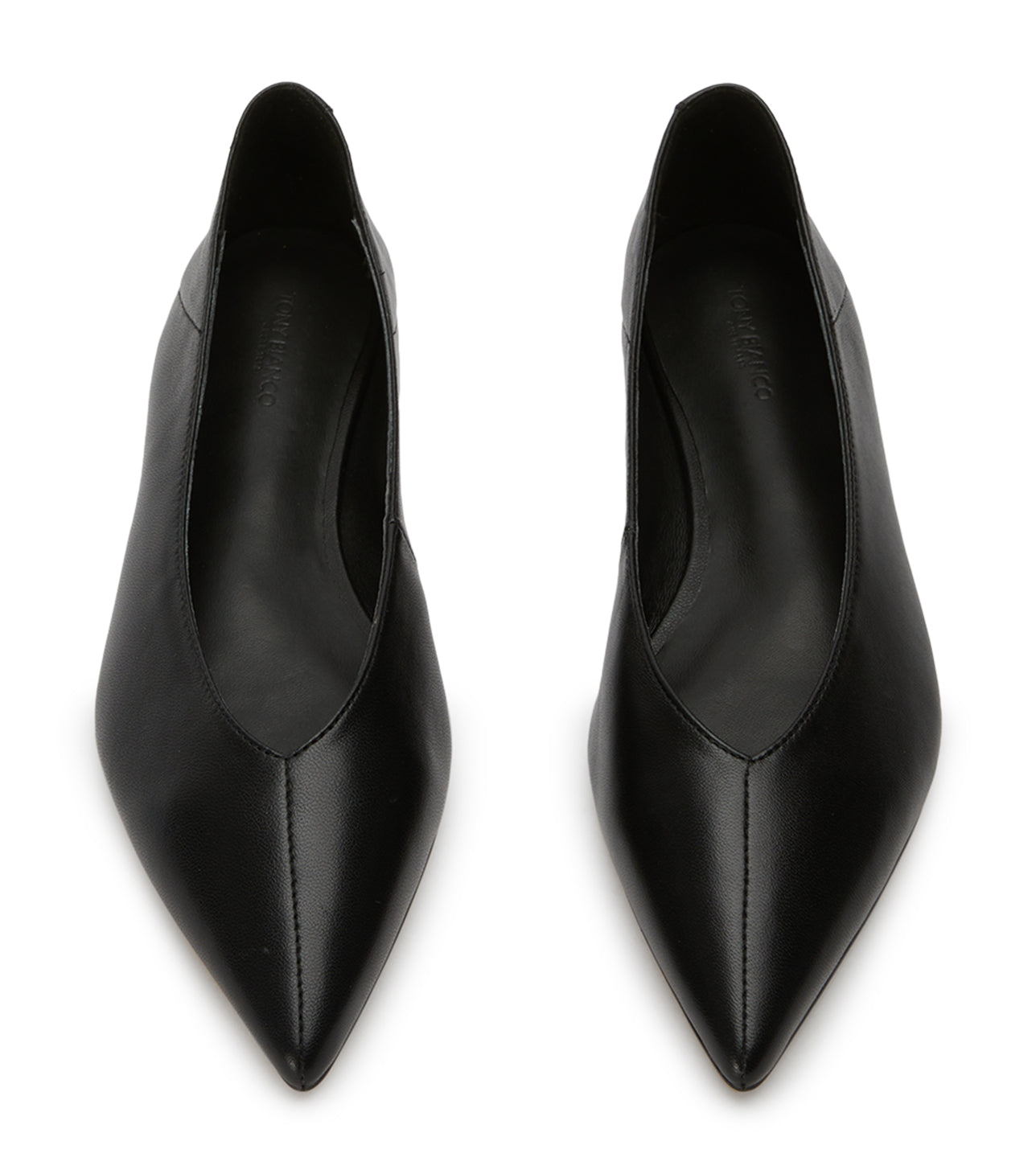New Arrivals Tony Bianco Joop Black Nappa Flats