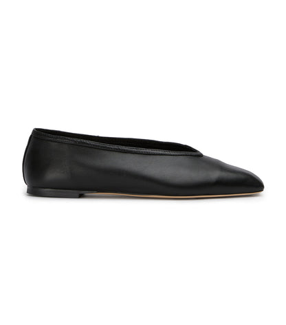 New Arrivals Tony Bianco Bianca Black Nappa Flats