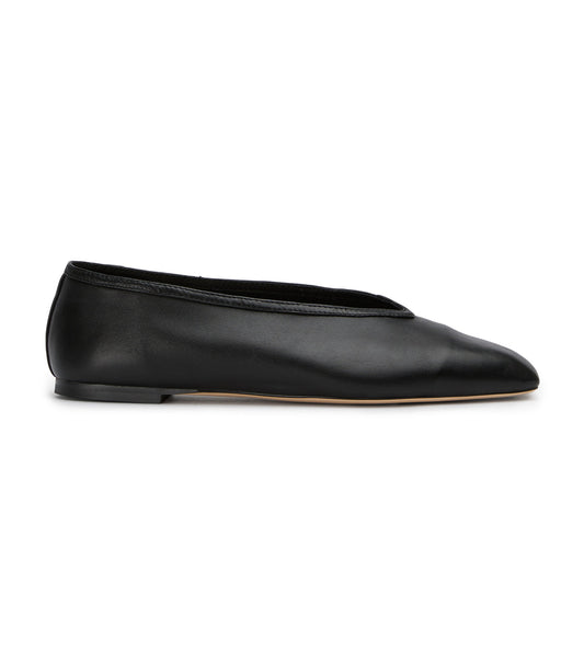 New Arrivals Tony Bianco Bianca Black Nappa Flats