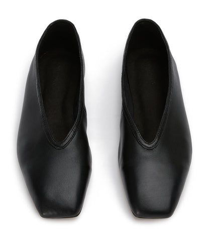 New Arrivals Tony Bianco Bianca Black Nappa Flats