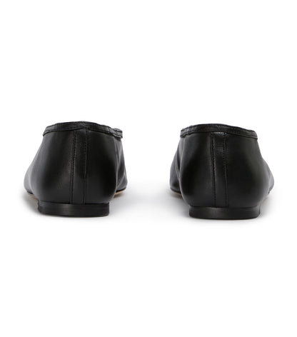 New Arrivals Tony Bianco Bianca Black Nappa Flats