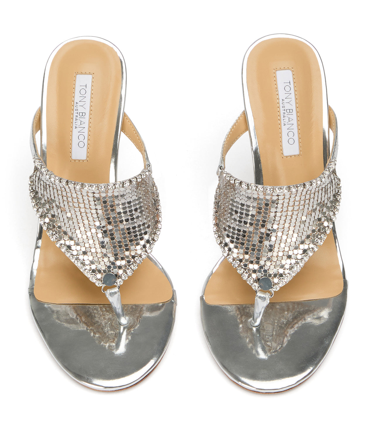 New Arrivals|Heels Tony Bianco Demure Silver Glomesh