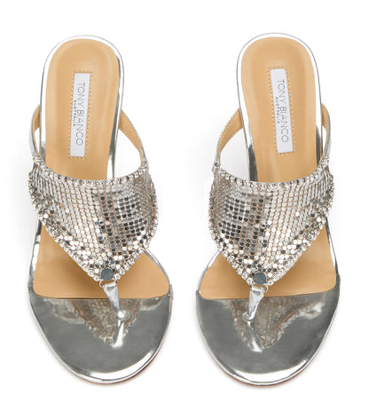 New Arrivals|Heels Tony Bianco Demure Silver Glomesh