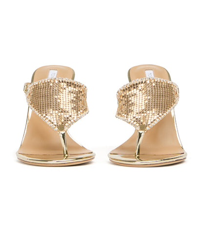 New Arrivals|Heels Tony Bianco Demure Gold Glomesh