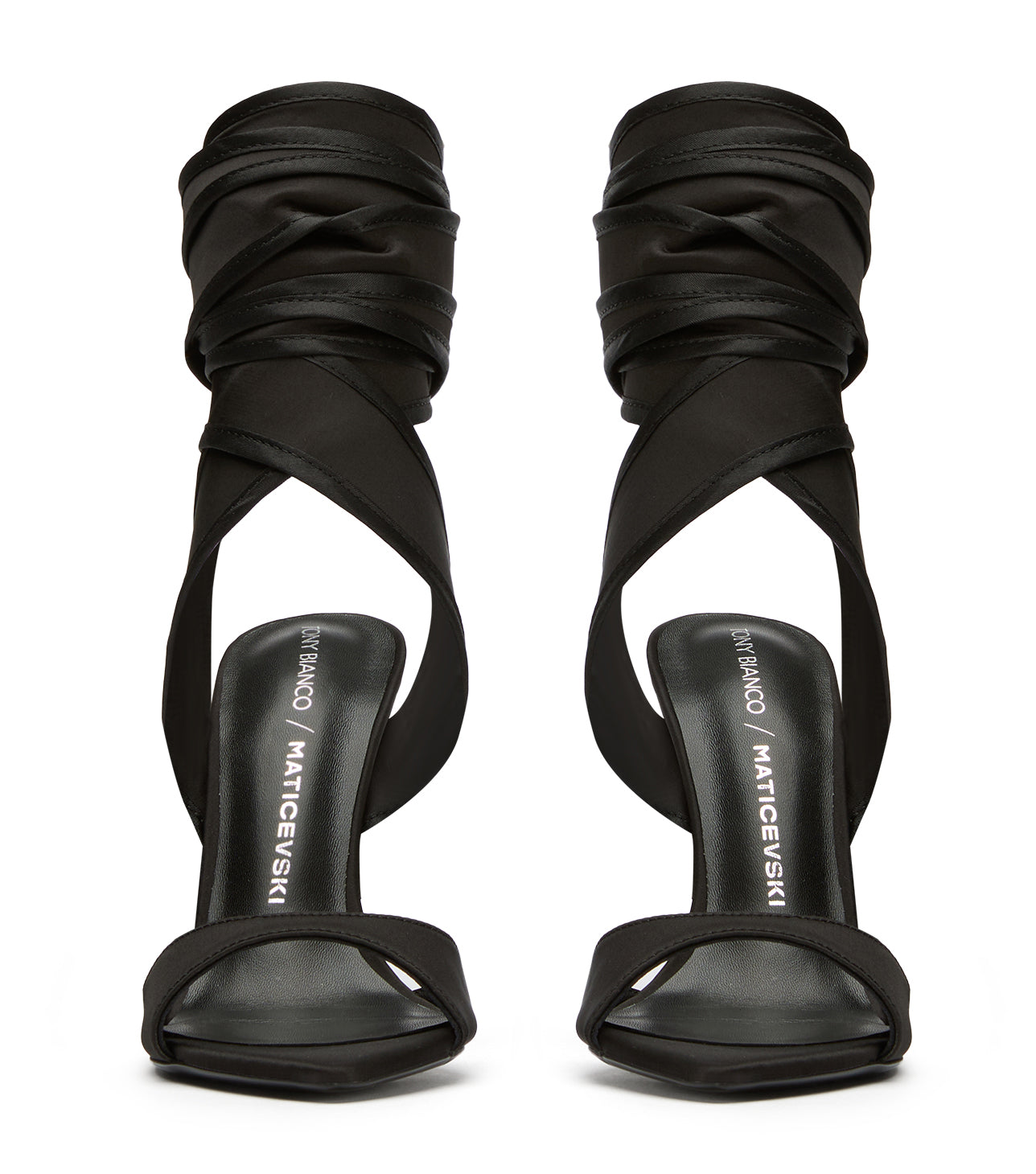New Arrivals|Heels Tony Bianco Motif Black Jersey/Black