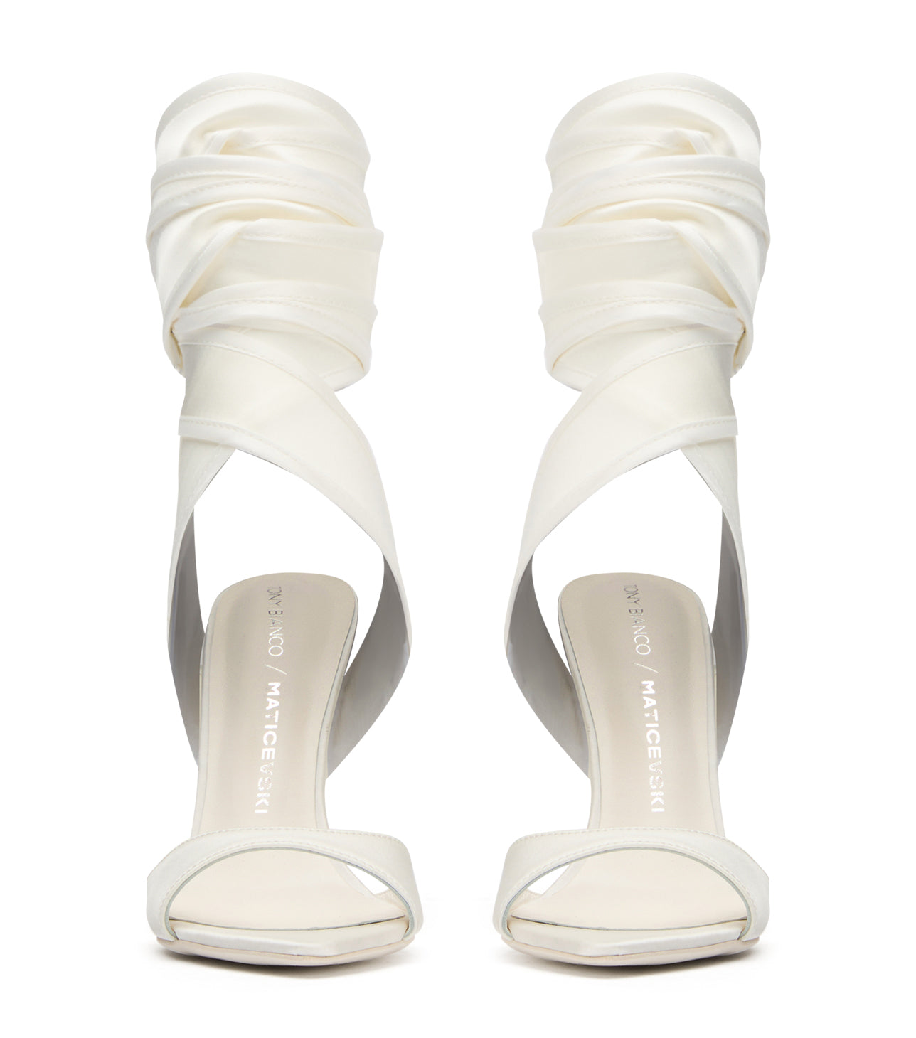 New Arrivals|Heels Tony Bianco Motif White Jersey/White
