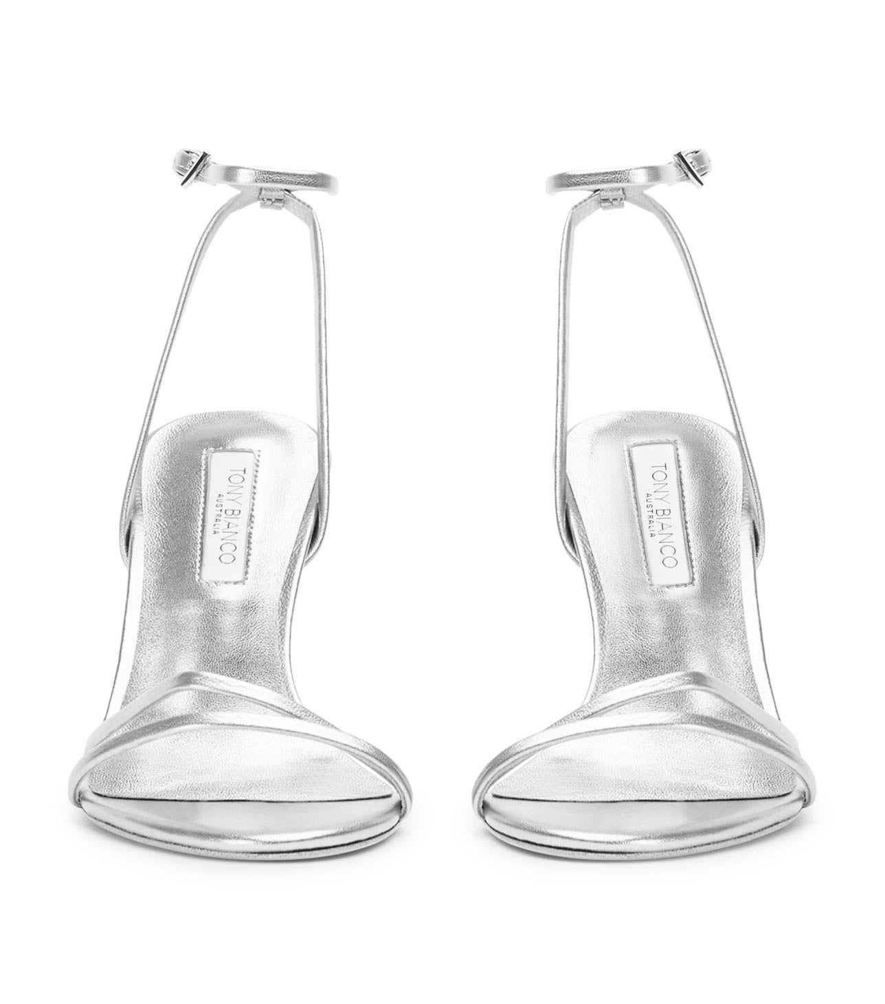 New Arrivals|Heels Tony Bianco Mariah Silver Nappa Metallic