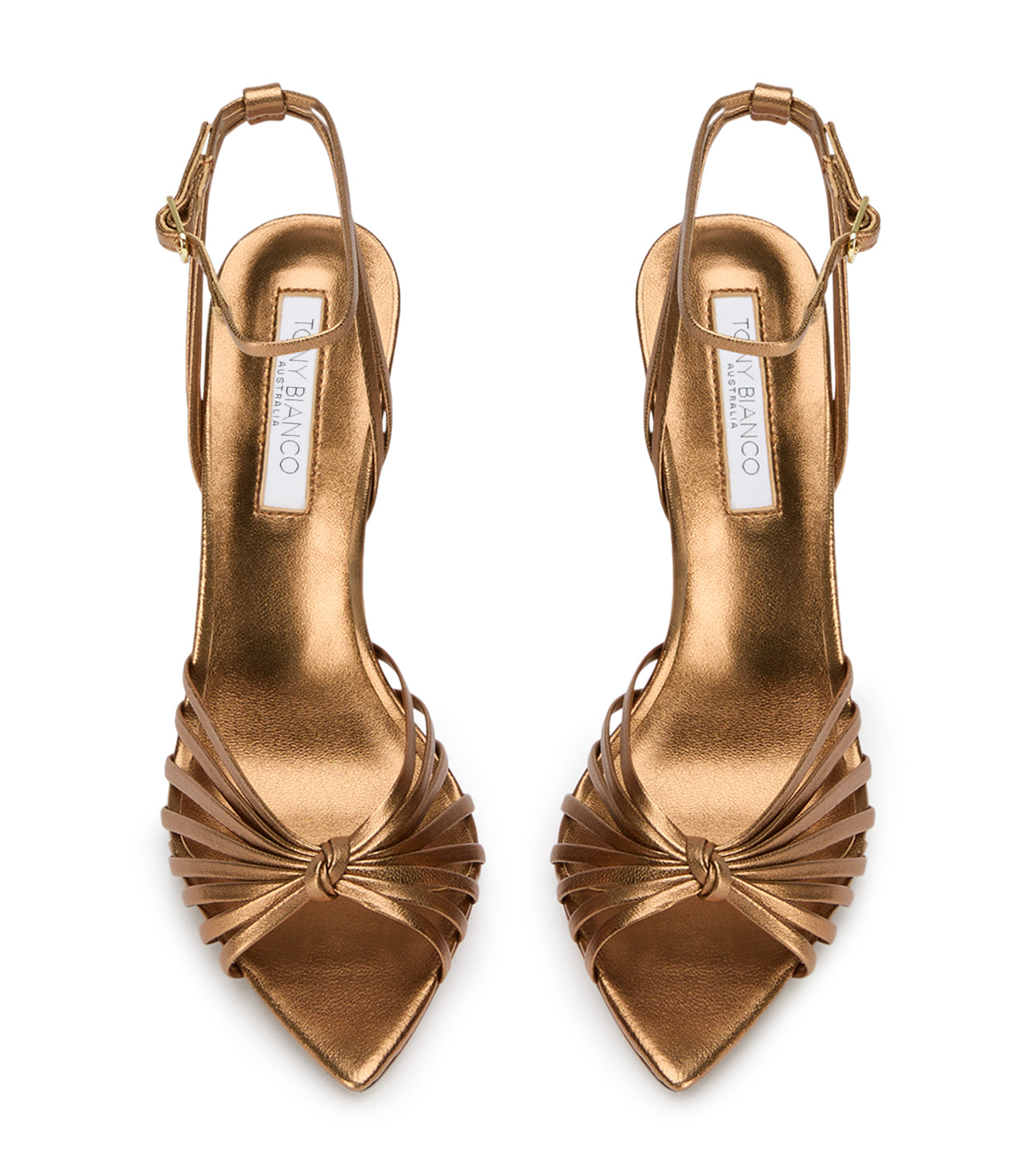 New Arrivals|Heels Tony Bianco Maxos Bronze Nappa Metallic