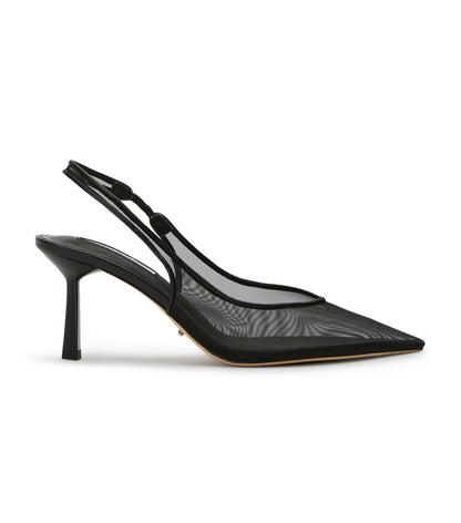 New Arrivals Tony Bianco Breeze Black Nylon Heels