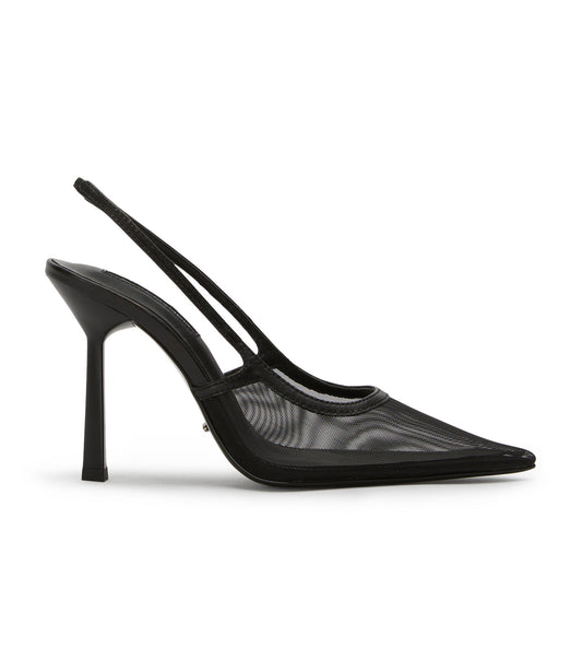 New Arrivals Tony Bianco Glide Black Nylon Heels