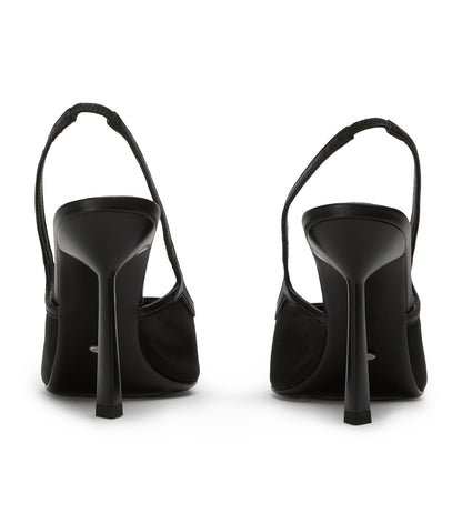 New Arrivals Tony Bianco Glide Black Nylon Heels