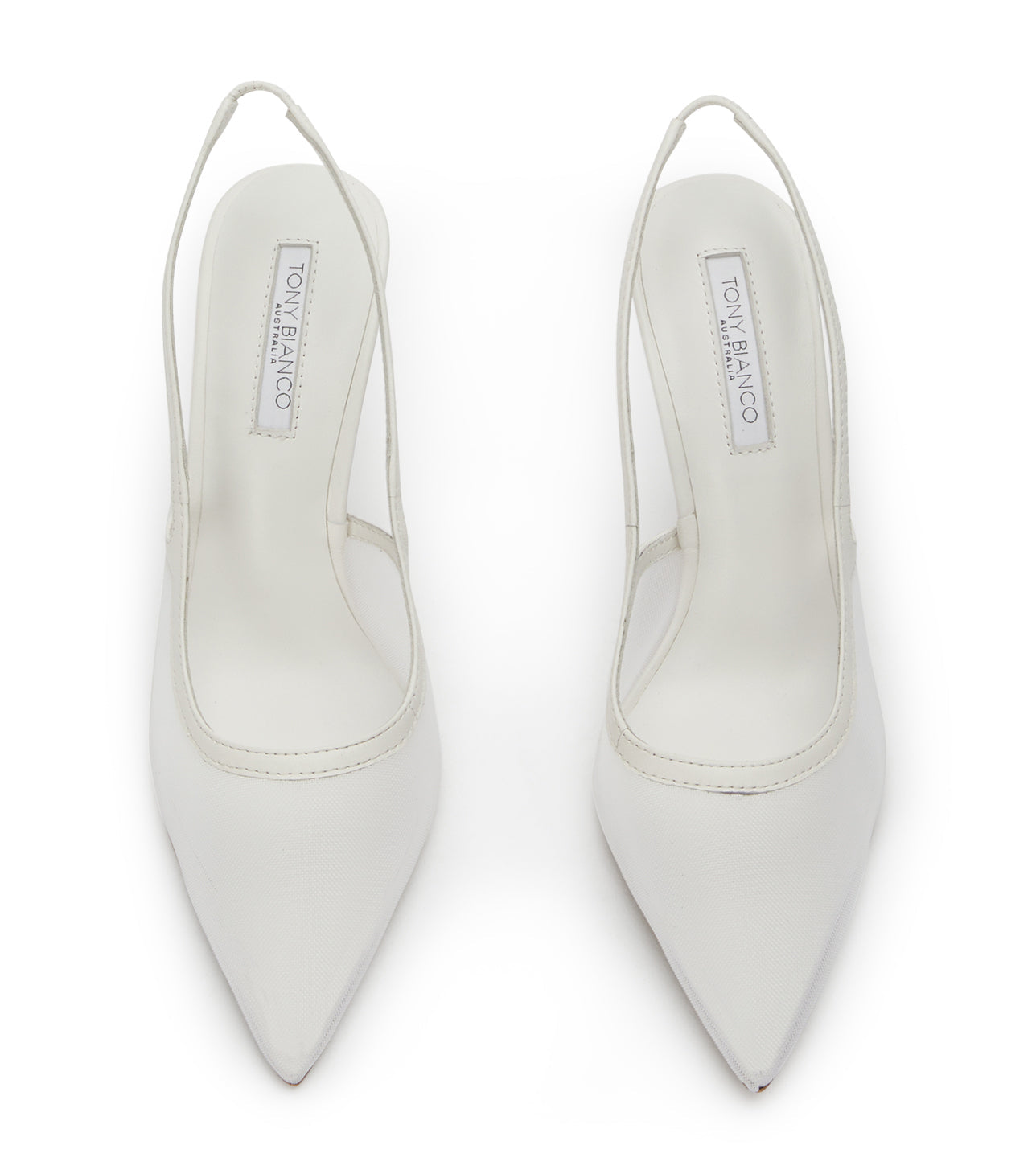 New Arrivals|Heels Tony Bianco Glide White Nylon Heels
