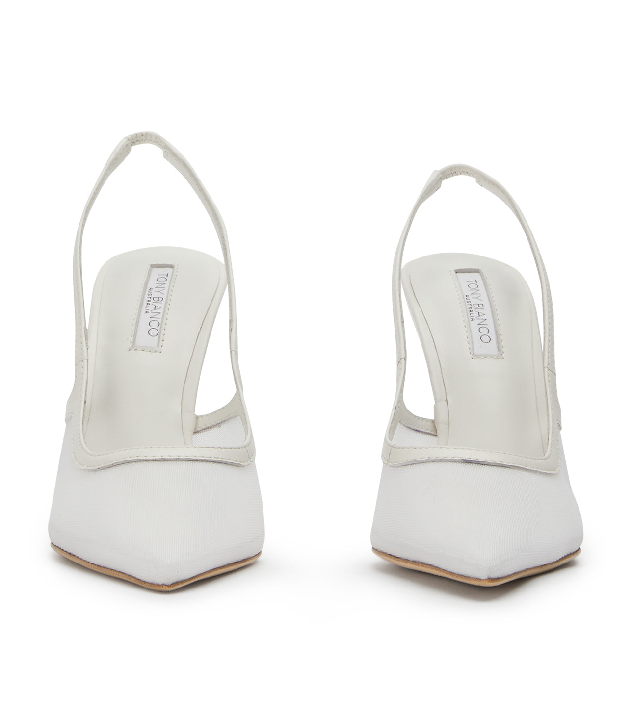 New Arrivals|Heels Tony Bianco Glide White Nylon Heels