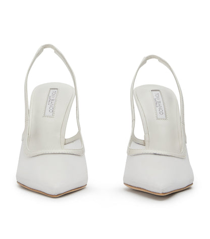 New Arrivals|Heels Tony Bianco Glide White Nylon Heels