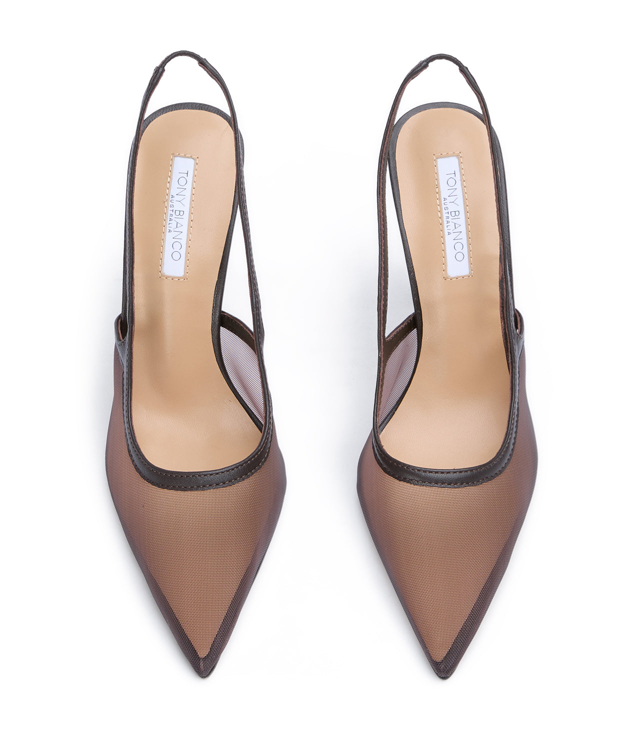 New Arrivals Tony Bianco Glide Choc Nylon/Choc