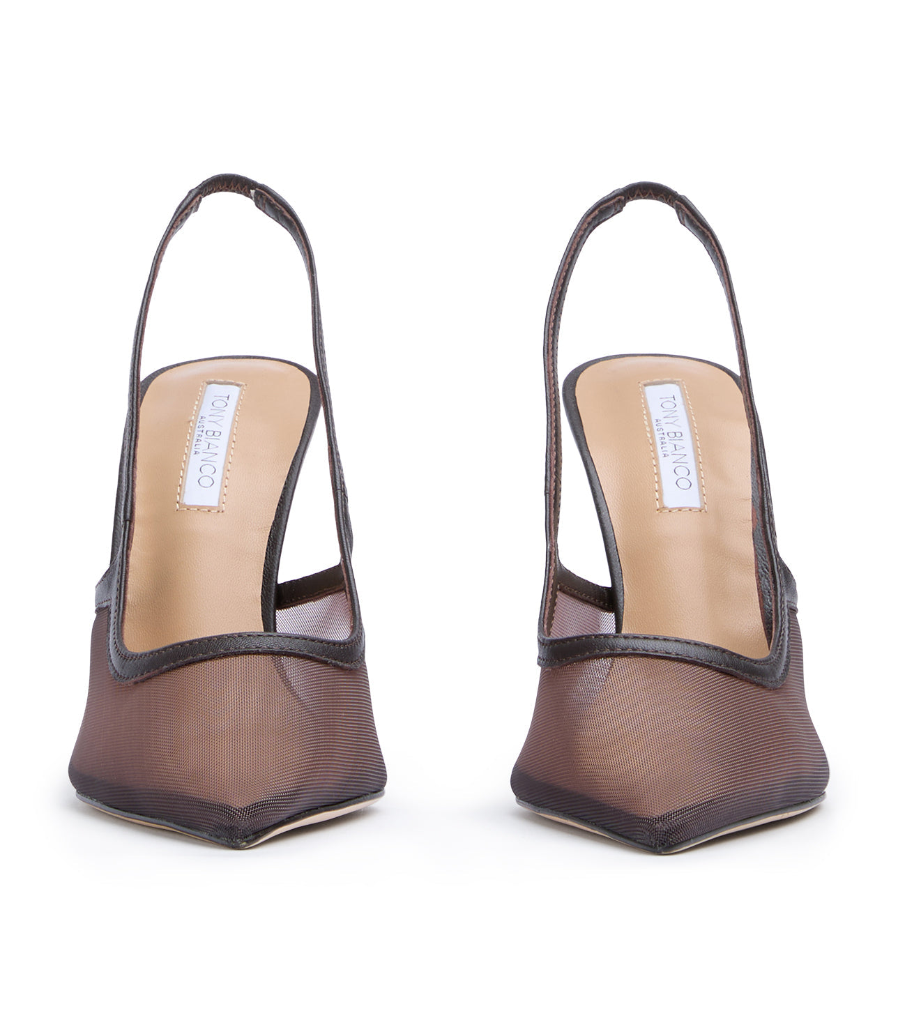 New Arrivals Tony Bianco Glide Choc Nylon/Choc