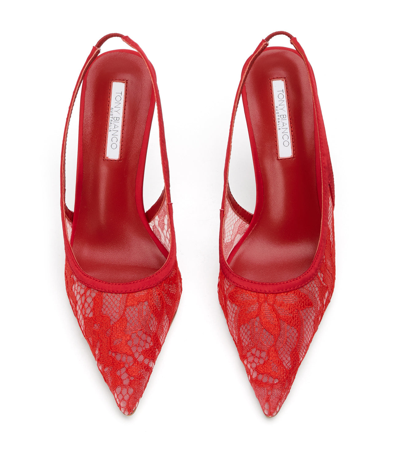 New Arrivals Tony Bianco Noni Red Brocade
