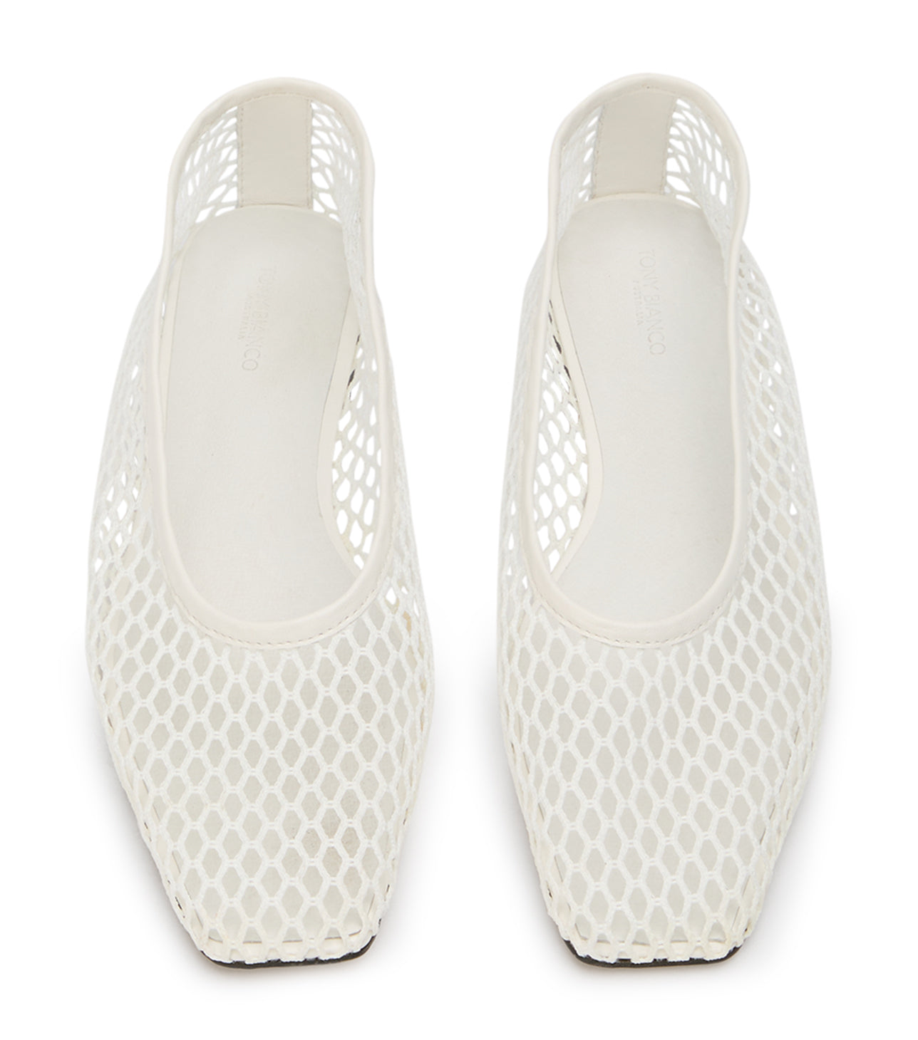 New Arrivals Tony Bianco Buzz White Mesh