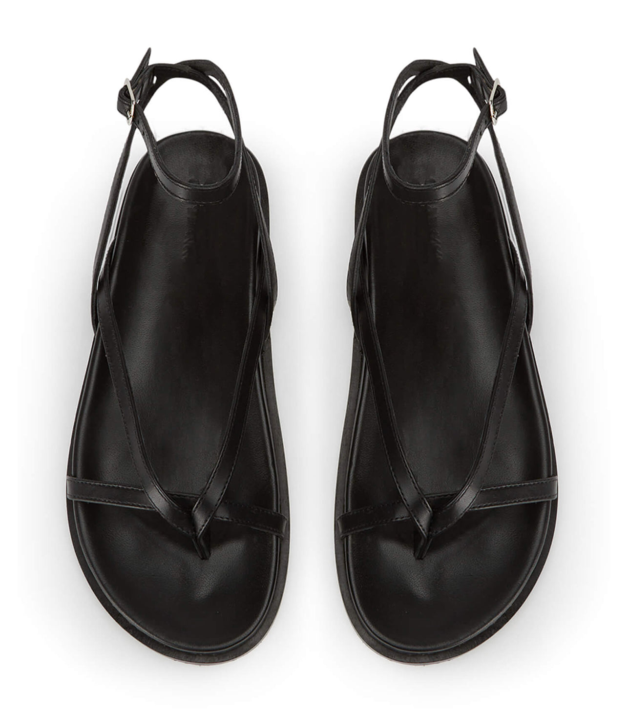 New Arrivals|Flats Tony Bianco Lucie Black Nappa Sandals