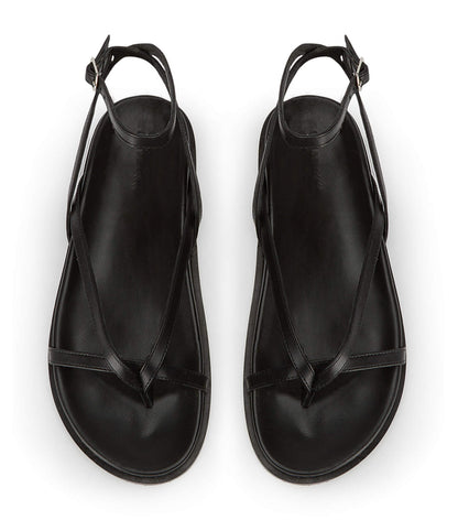 New Arrivals|Flats Tony Bianco Lucie Black Nappa Sandals
