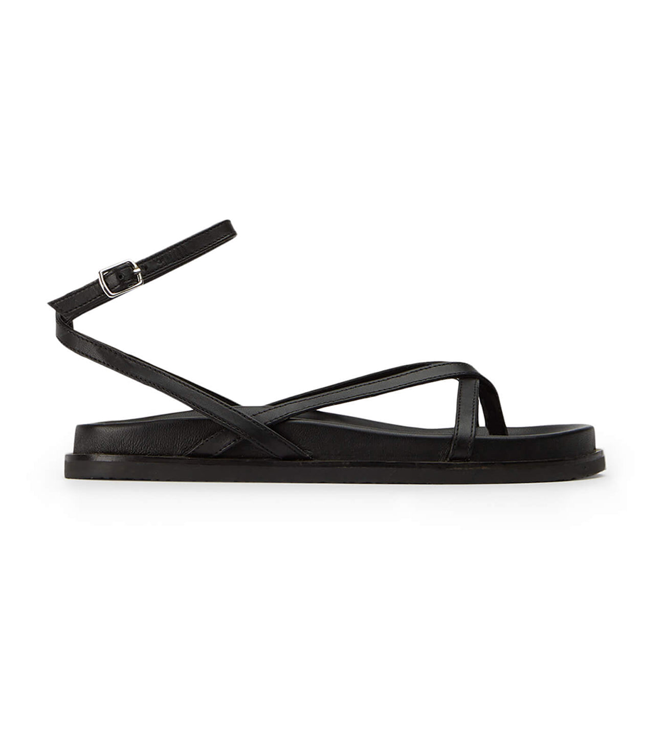 New Arrivals|Flats Tony Bianco Lucie Black Nappa Sandals