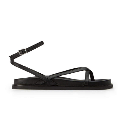 New Arrivals|Flats Tony Bianco Lucie Black Nappa Sandals