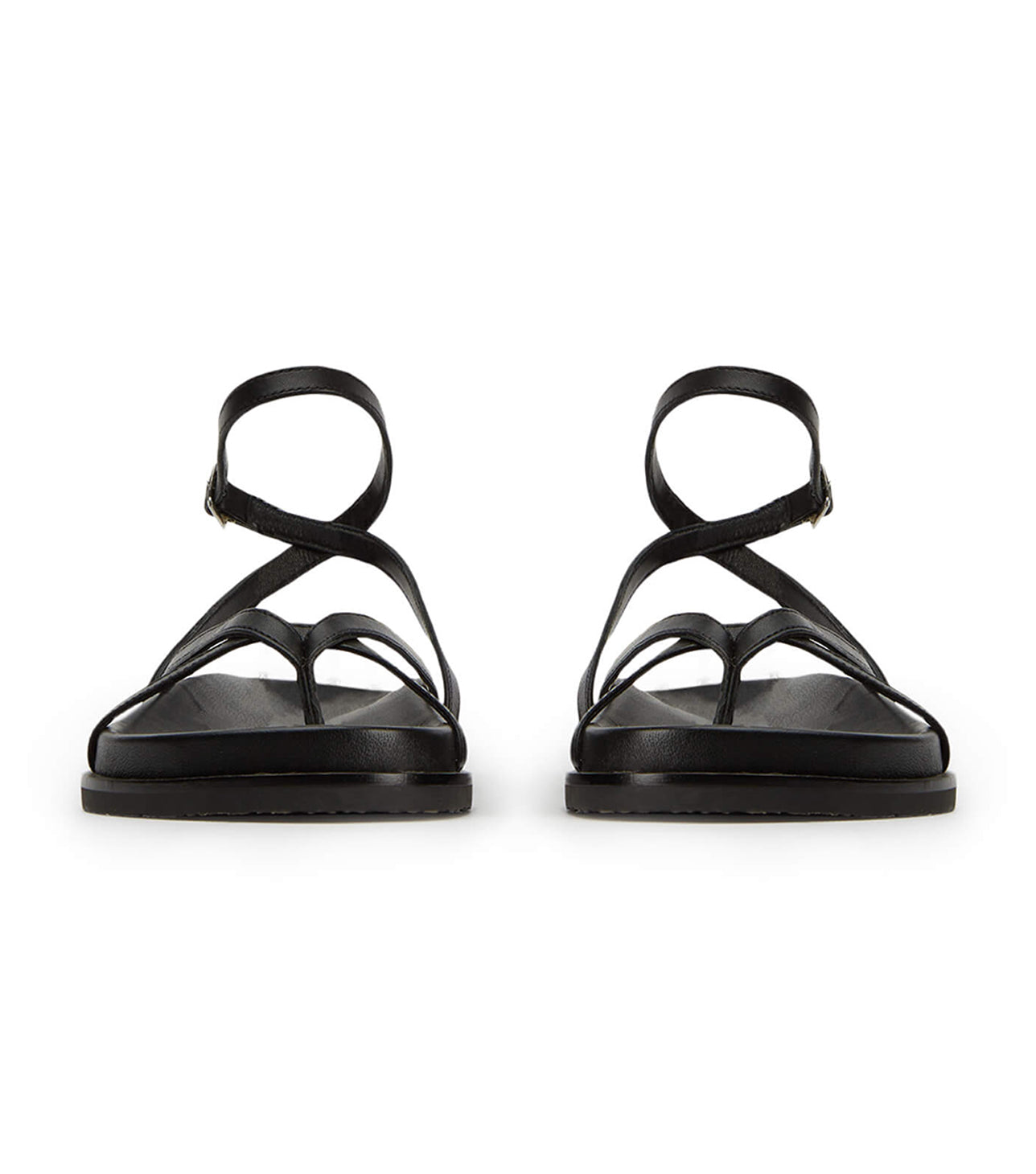 New Arrivals|Flats Tony Bianco Lucie Black Nappa Sandals